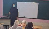 برگزاری جلسه آموزشی مهارت های زندگی در مدرسه دخترانه پروین اعتصامی شهرستان قدس