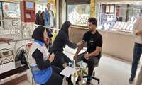  اجرای پویش غربالگری دیابت و فشار خون بالا در پاساژگلستان