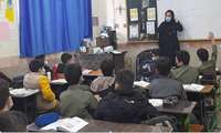 برگزاری جلسه آموزشی مدیریت استرس در مدرسه پسرانه ملاصدرا شهرستان قدس