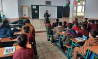 برگزاری جلسه آموزشی مهارت های زندگی در مدرسه ابتدایی پسرانه حافظ شهرستان قدس