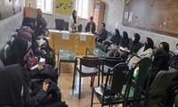 برگزاری جلسه آموزشی نوجوان سالم در مدرسه پسرانه قمربنی هاشم شهرستان قدس
