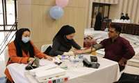 برپایی ایستگاه پویش ملی سلامت در مراسم اختتامیه هفته فرهنگی شهرستان قدس 