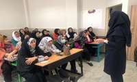 برگزاری جلسه آموزشی در مدرسه تقی زاده شهرستان قدس