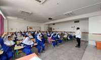 برگزاری جلسه آموزشی  در مدرسه دخترانه حضرت ولیعصر(عج) شهرستان قدس