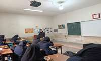 برگزاری جلسه آموزشی مدیریت استرس در مدرسه رضوان شهرستان قدس