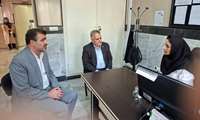 بازدید سرپرست شبکه بهداشت و درمان شهرستان قدس از مرکز خدمات جامع سلامت شهید عشرتی