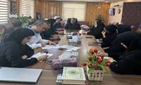تداوم سلسله جلسات ستاد آمادگی شبکه بهداشت و درمان قدس همزمان با آیین وداع با رهبر شهید