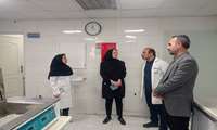 بازدید معاون بهداشت شبکه بهداشت و درمان شهرستان قدس از مرکز خدمات جامع سلامت امام خمینی (ره)