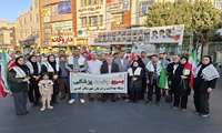 حضور شبکه بهداشت و درمان شهرستان قدس در رزمایش ۵۰۰۰ نفری گردان‌های جان‌فدا