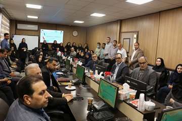 آیین تودیع و معارفه مدیر شبکه بهداشت و درمان شهرستان قدس 1404/02/17