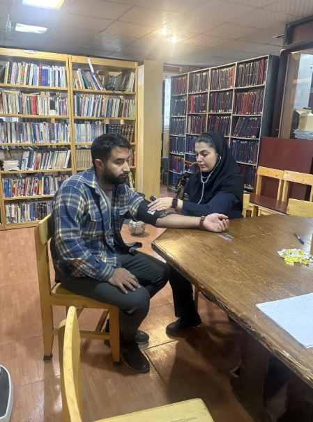 برگزاری برنامه غربالگری سلامت دانشجویان در دانشگاه علمی‌کاربردی واحد شهرقدس