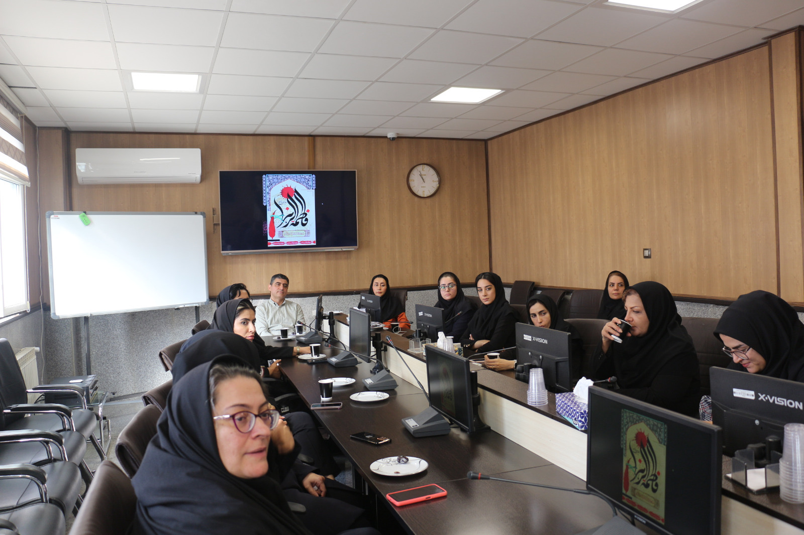 برگزاری مراسم عزاداری ایام فاطمیه در شبکه بهداشت و درمان شهرستان قدس