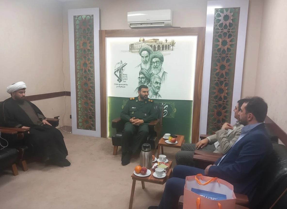 دیدار صمیمانه سرپرست شبکه بهداشت و درمان شهرستان قدس با مسئولان ناحیه مقاومت بسیج مهدی موعود (عج)