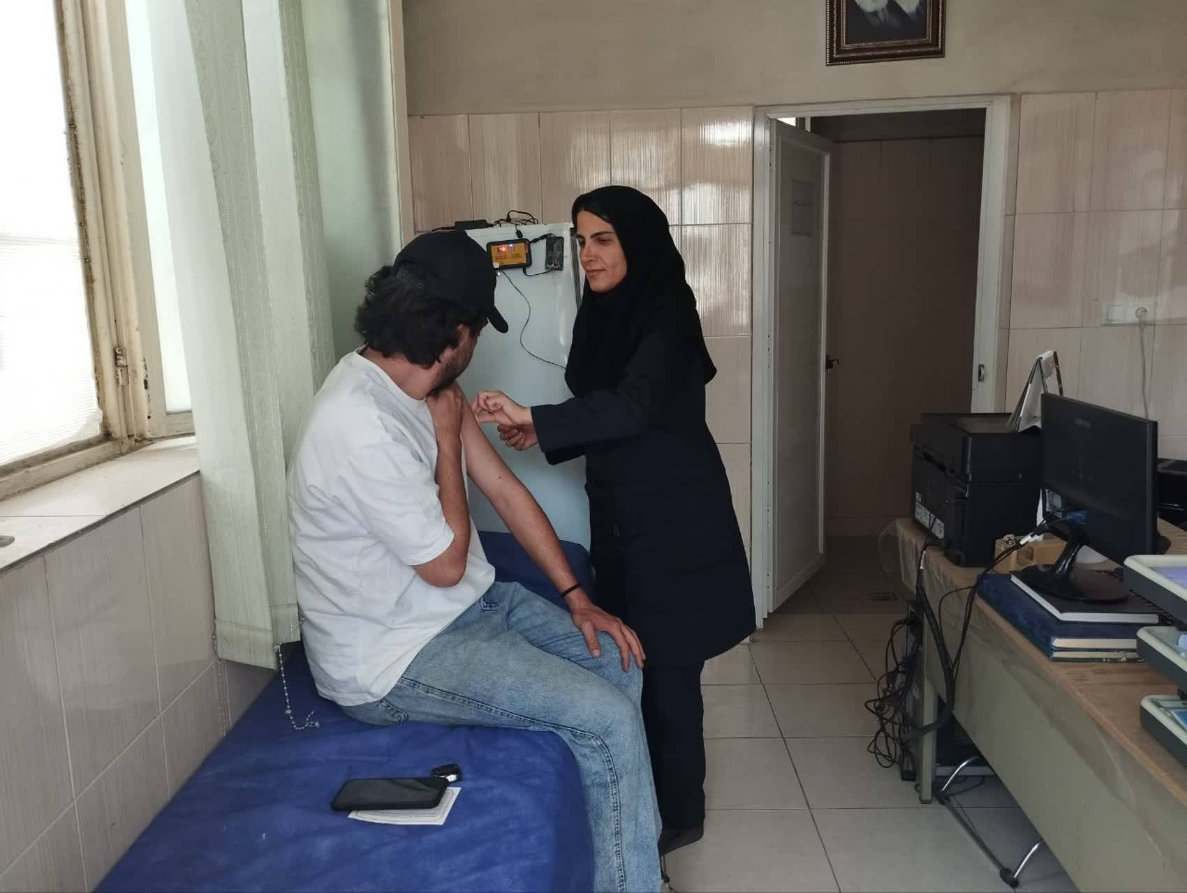 فعالیت و ارائه خدمات واحد هاری در مرکز خدمات جامع سلامت نیمه شعبان