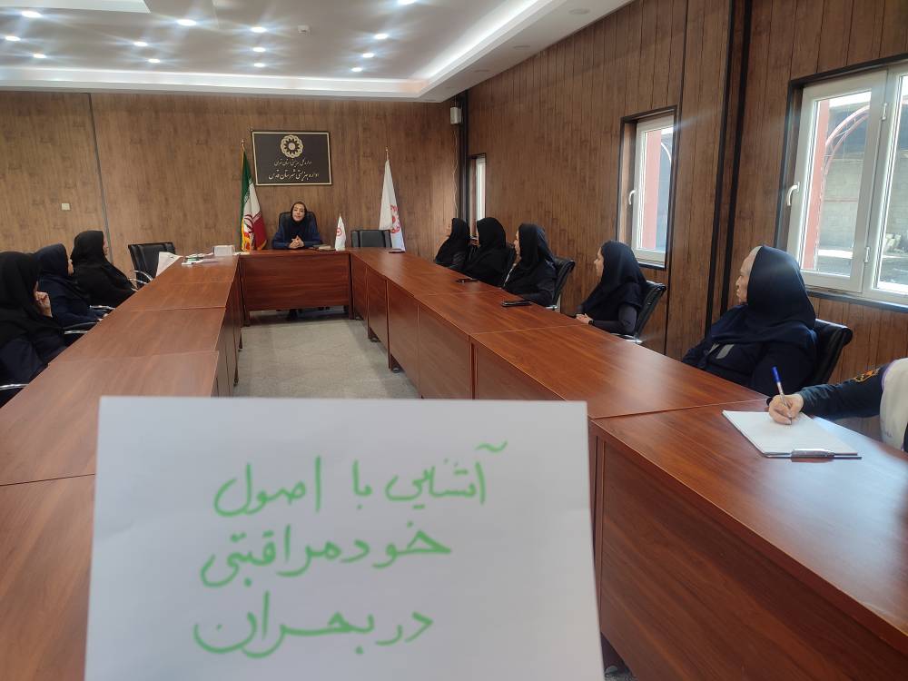 برگزاری کارگاه آموزشی «خودمراقبتی در بحران» در اداره بهزیستی شهرستان قدس