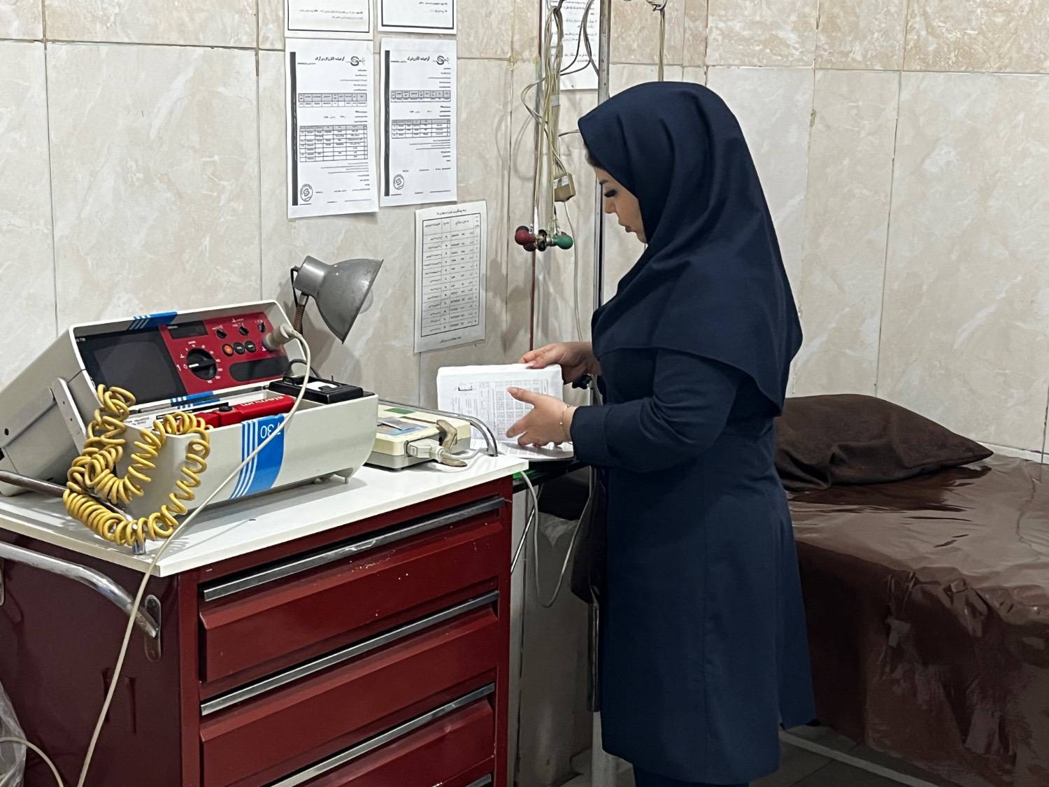 بازدید و ارزیابی ظرفیت‌های درمانی مراکز شبانه‌روزی شهرستان قدس جهت آمادگی برای خدمت‌رسانی به زائران مراسم تشییع رهبر شهید انقلاب