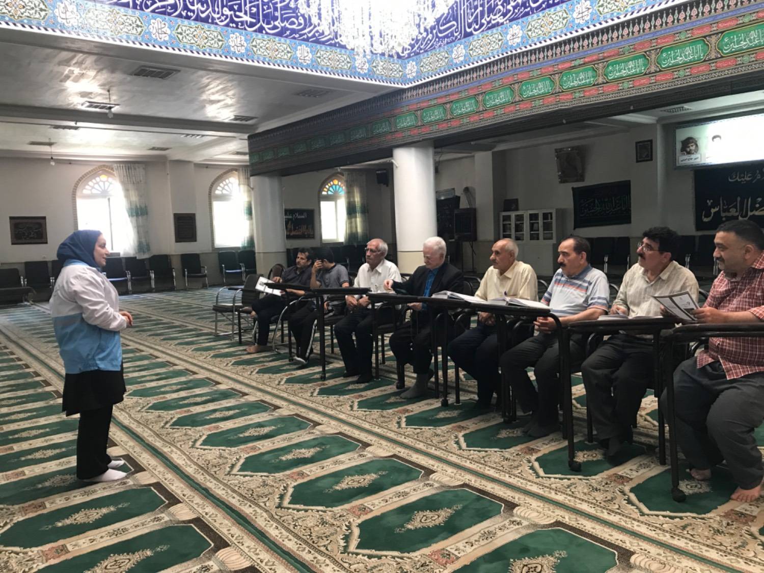 برگزاری جلسات آموزشی در مساجد شهرستان قدس به مناسبت هفته ملی بدون دخانیات 