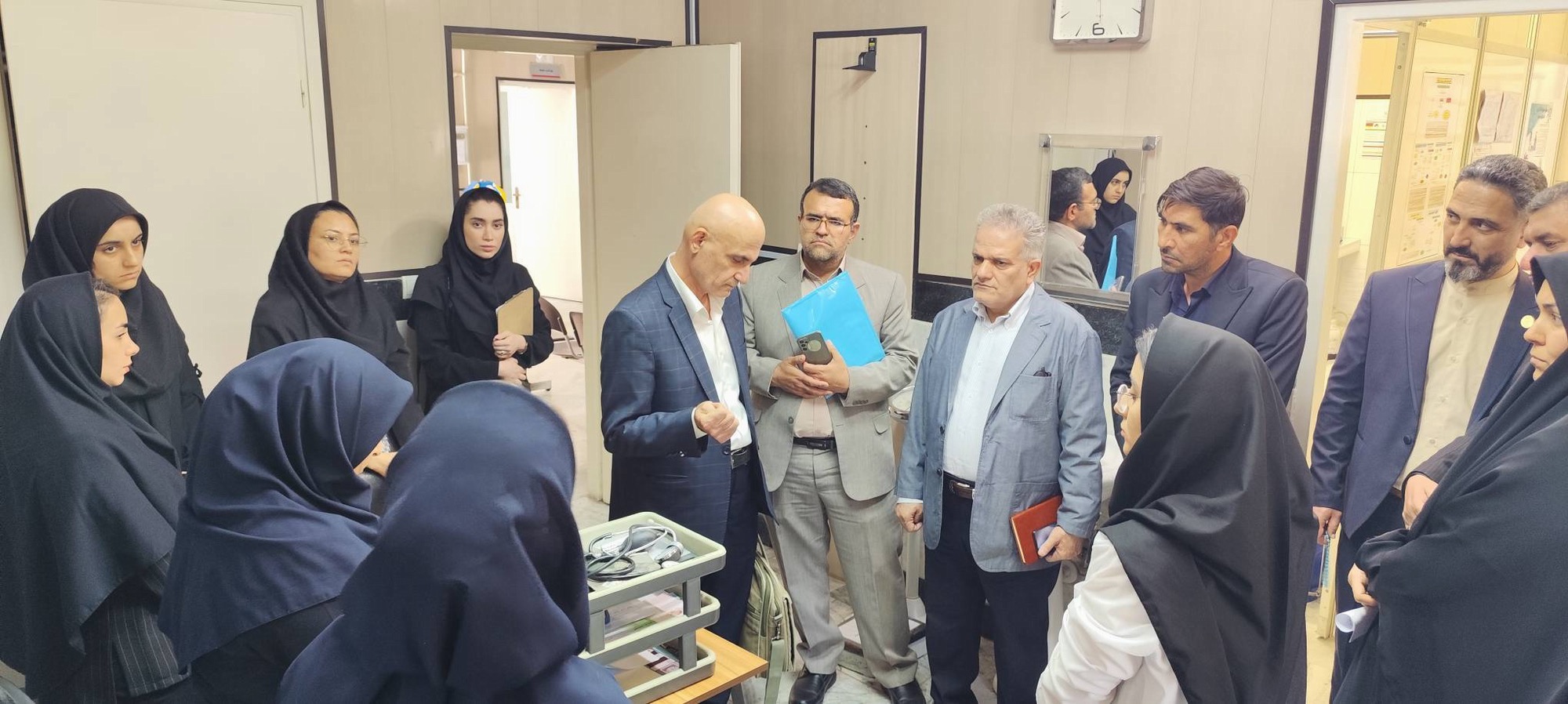 بازدید هیأت بازرسی وزارت کشور از مراکز بهداشتی و درمانی شهرستان قدس