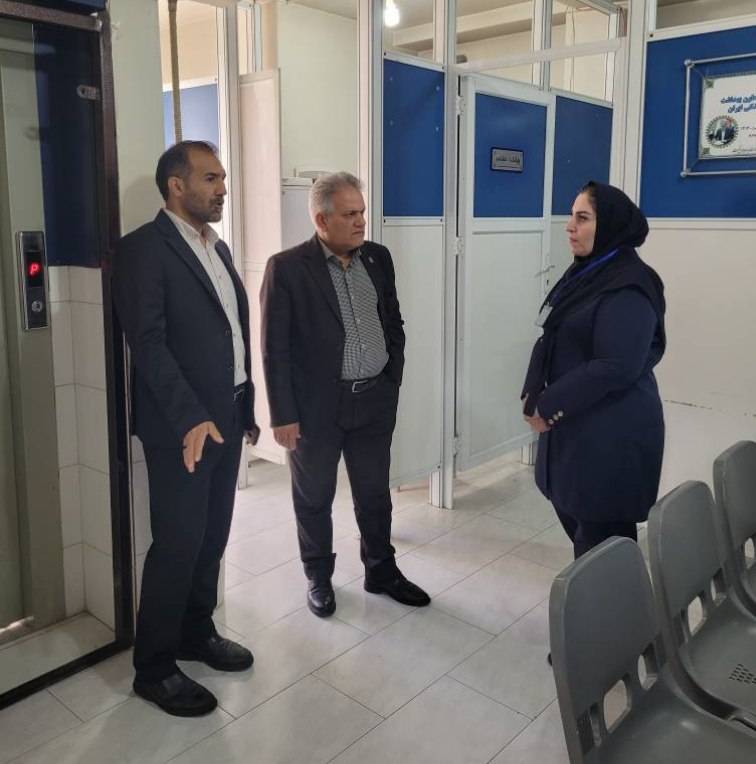 بازدید سرپرست شبکه بهداشت و درمان شهرستان قدس از پایگاه حسن‌علی