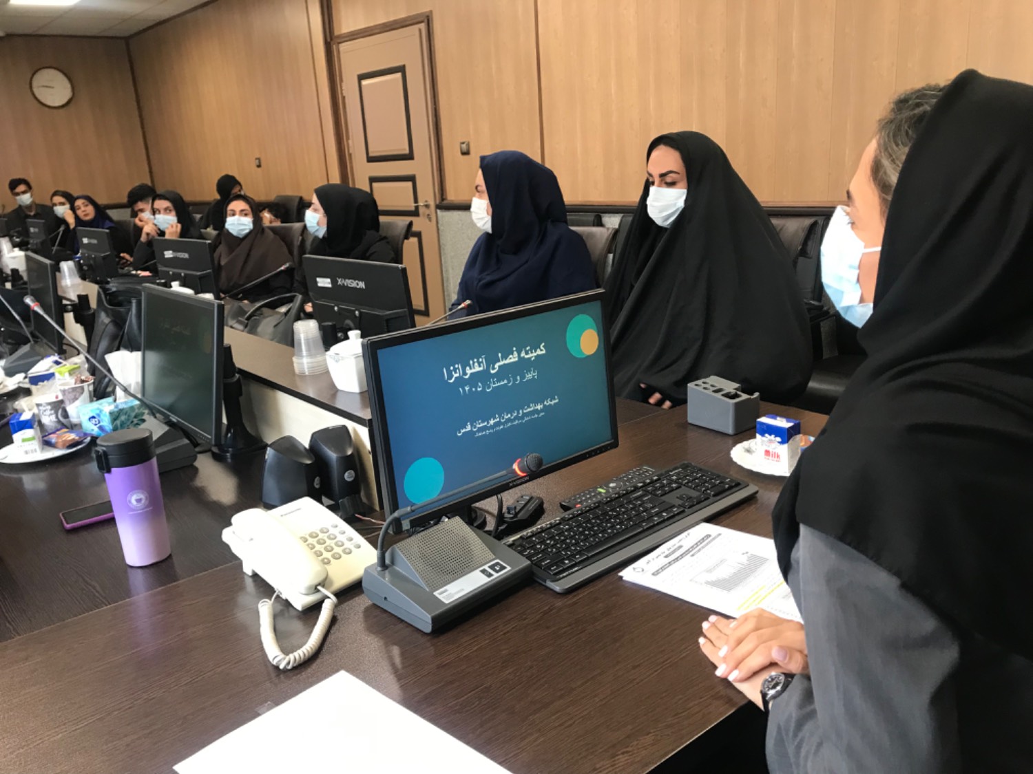 نشست آموزشی و هماهنگی مراقبین سلامت آموزش و پرورش با هدف تقویت هم‌افزایی میان نهادهای بهداشتی و آموزشی در شبکه بهداشت و درمان شهرستان قدس